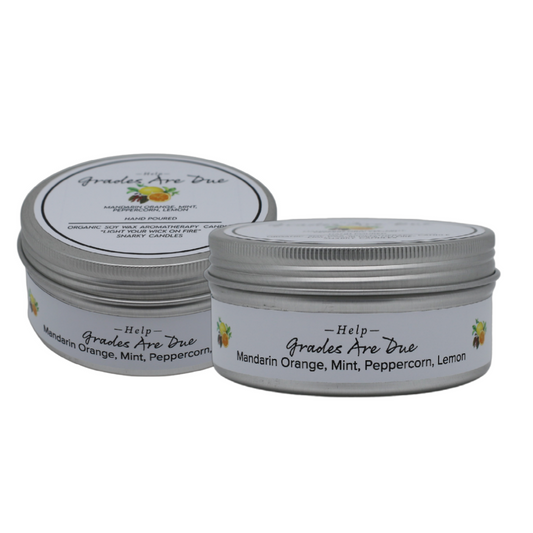 Help Grades Are Due 5 oz Organic Soy Wax Candle