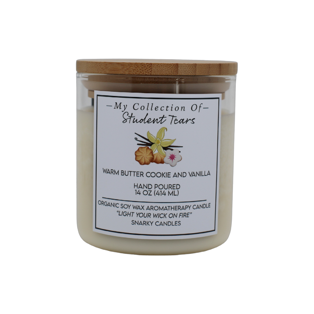 My Collection Of Student Tears 14 oz Organic Soy Way Candle