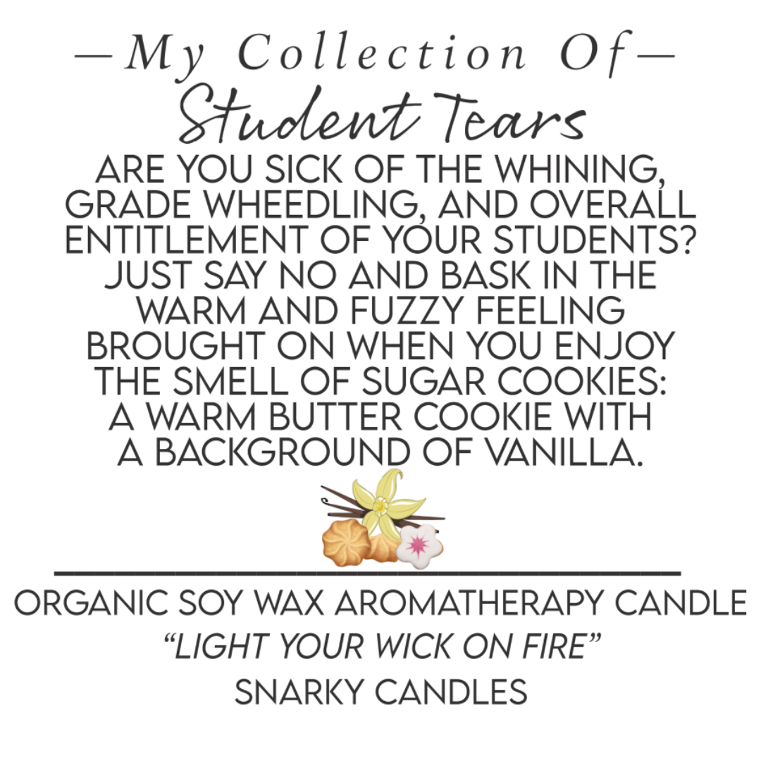 My Collection Of Student Tears 14 oz Organic Soy Way Candle