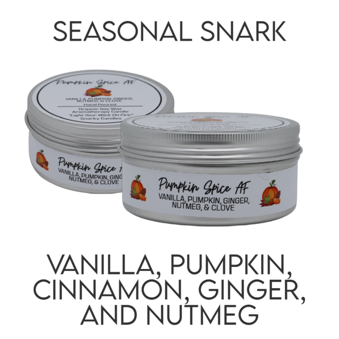 Pumpkin Spice AF 5 oz Organic Soy Wax Candle